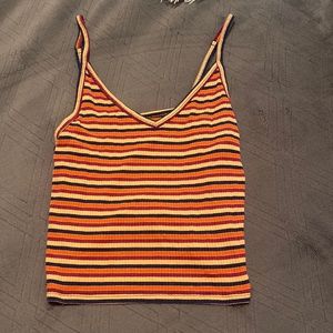 American Eagle soft & sexy cropped tank  Adjustable strap size M good Condition